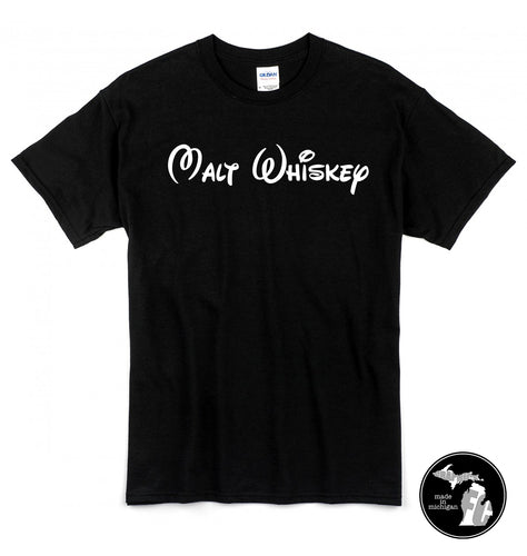 Malt Whiskey T-Shirt Black