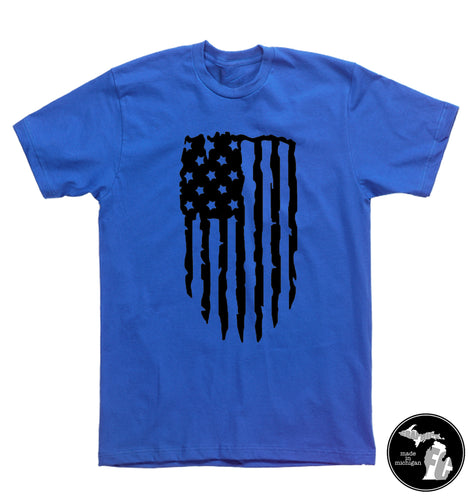 Tattered American Flag T-Shirt