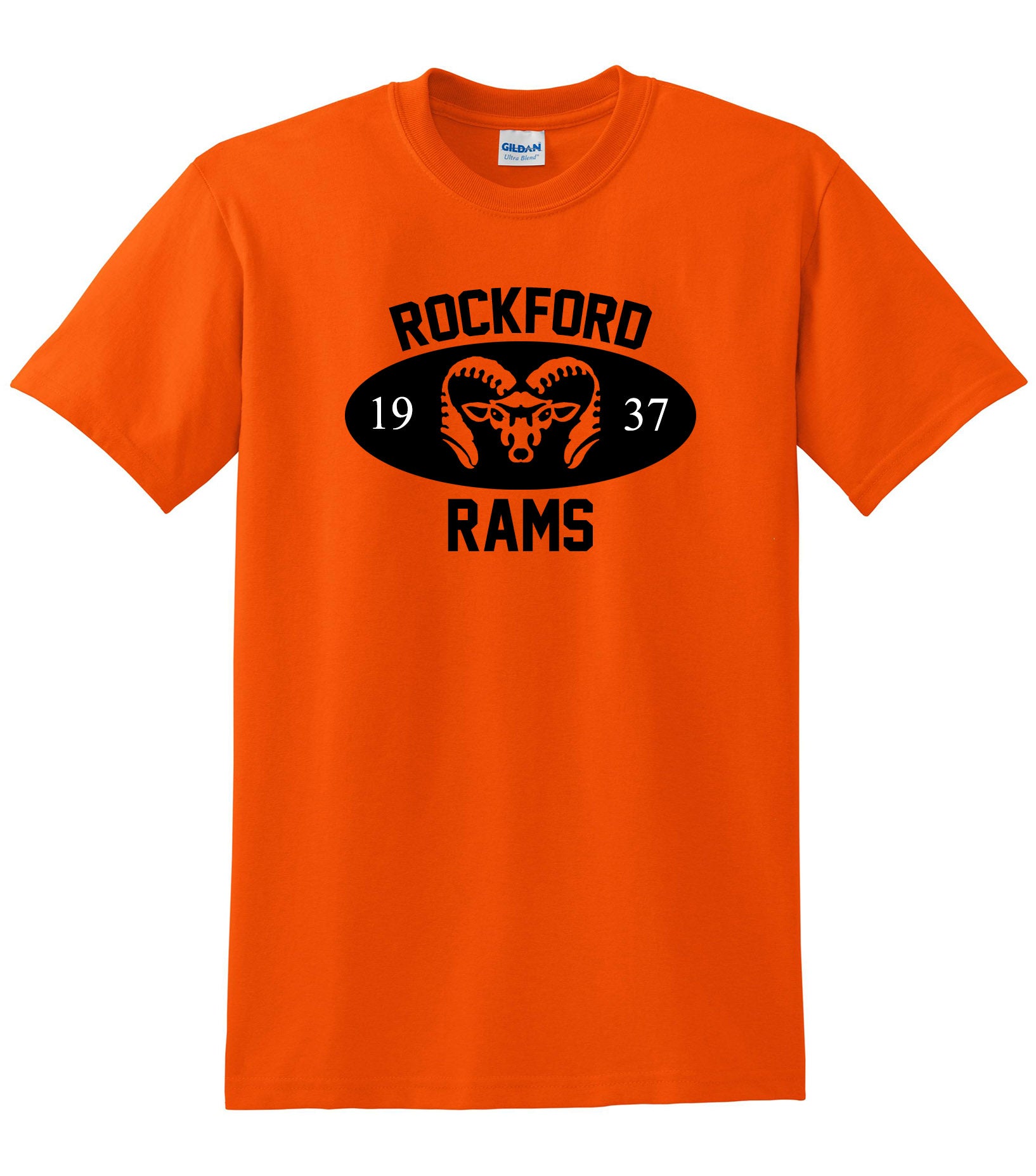 ROCKFORD RAMS Established T-Shirt – Furniture City Graphics