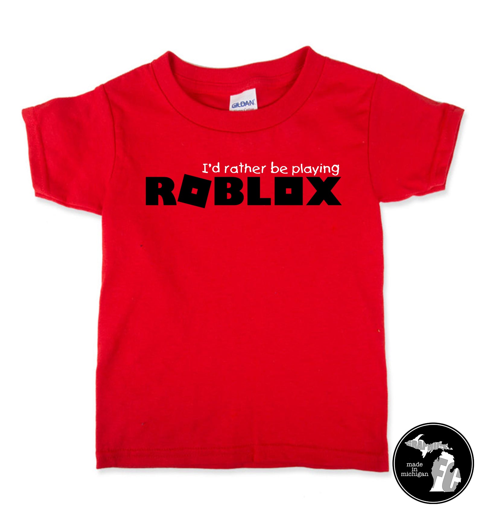 ROBLOX Kids Heavy Cotton Tee/t-shirt PERSONALIZABLE 