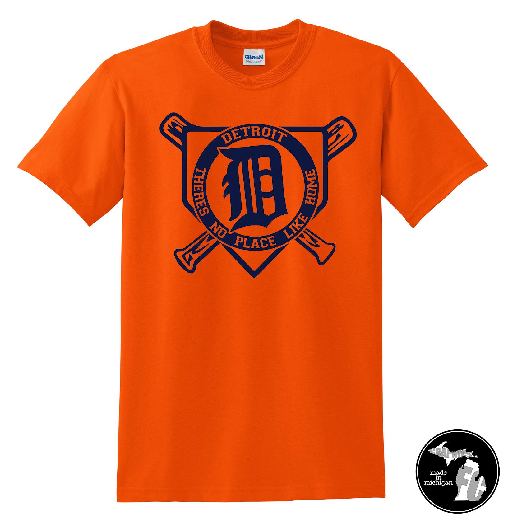 Detroit Tigers Orange T-Shirt